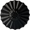 Ekena Millwork Shakuras Ceiling Medallion (Fits Canopies up to 1 3/8"), Hand-Painted Jet Black, 9"OD x 1 3/8"P CM09SHBLF - alternate 1